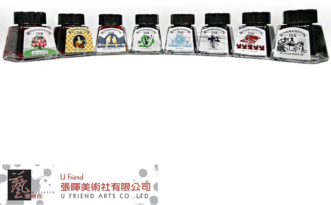 Winsor&Newton 溫莎牛頓 繪圖彩色墨水, 1個