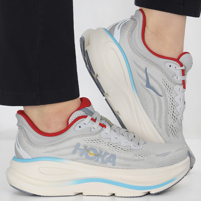 호카 HOKA BONDI 9 running shoes Women 러닝화 운동화 편한 착화감 슈즈 코스믹 그레이