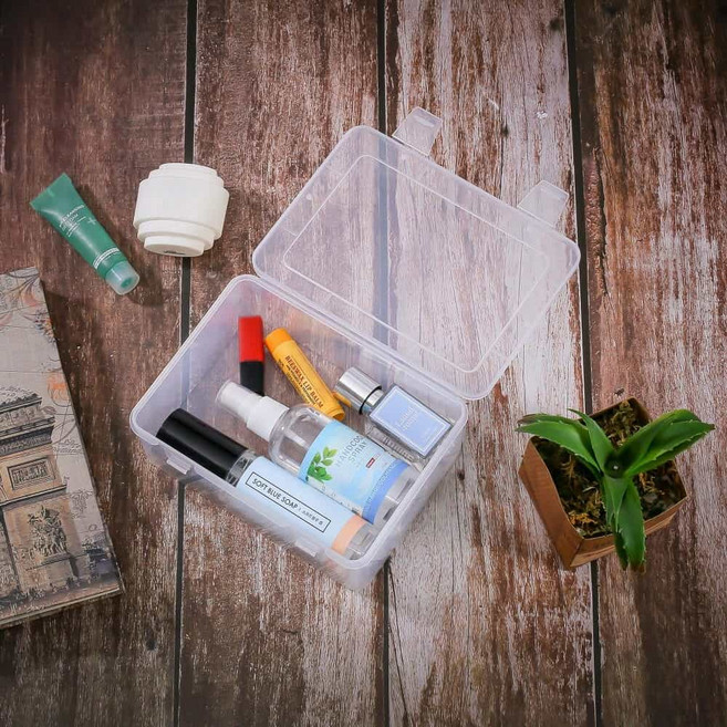 추카상점 멀티 플라스틱 수납케이스 16.5x12cm 미니정리수납박스