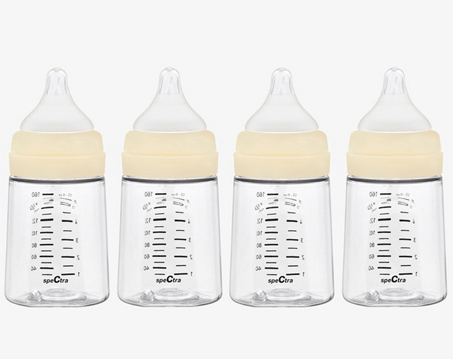 스펙트라 올셋 PA 젖병 160ML S 젖꼭지 신생아젖병 4개 구성