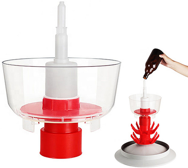 병 세척기/와인병 더치커피병 스윙병 맥주병 소주병 등 다용도 병 건조대 호환 가능, 1개