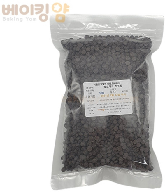 벨코라드 드롭다크 초코칩 500g+아이스박스 포함, 500g, 1개