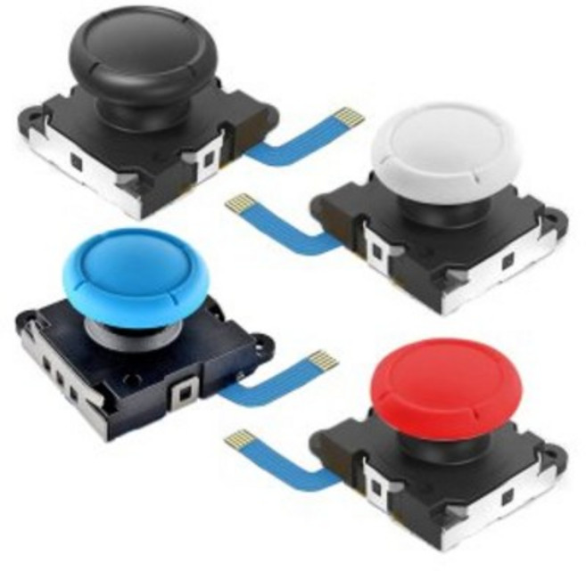 닌텐도 스위치 아날로그 스틱모듈/ED, 블랙, 1개