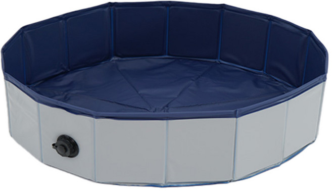 레드퍼피 반려동물 크링클 접이식 물놀이장 XL, 그레이, 1개