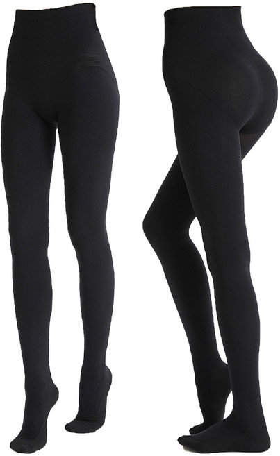 델레고 블랙웜 기모 골프 스타킹