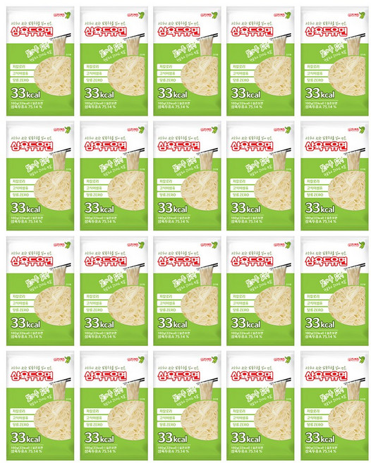 두유면, 20개, 180g