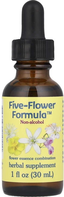 Flower Essence Services 파이브 플라워 포뮬러 꽃 에센스 결합 무알코올 1 액량 온스 (30 밀리리터), FlowerEssenceServices파이브플라워포뮬러, 1개, 30ml - 쿠팡