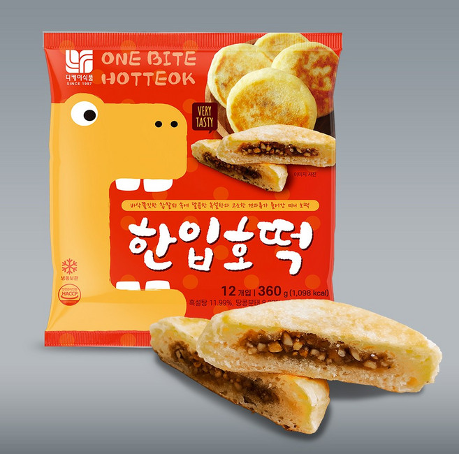 한입호떡 /아이들간편간식/달콤한 씨앗호떡, 1개, 360g