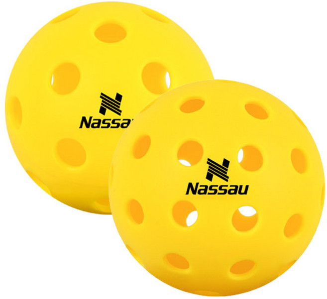 낫소 피클볼 공(실내용/실외용) 연습용 학교체육 수업 동호회, 옐로우 실내용, 1개