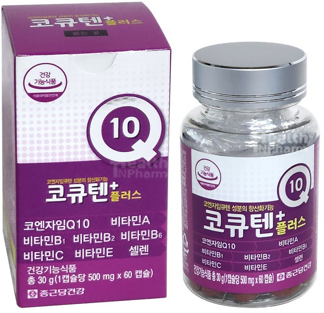종근당건강 코큐텐 플러스, 60정, 1개