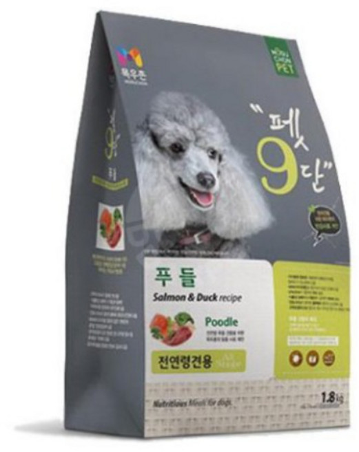 목우촌펫 강아지 펫9단 기능성 사료, 푸들, 1.8kg, 1개