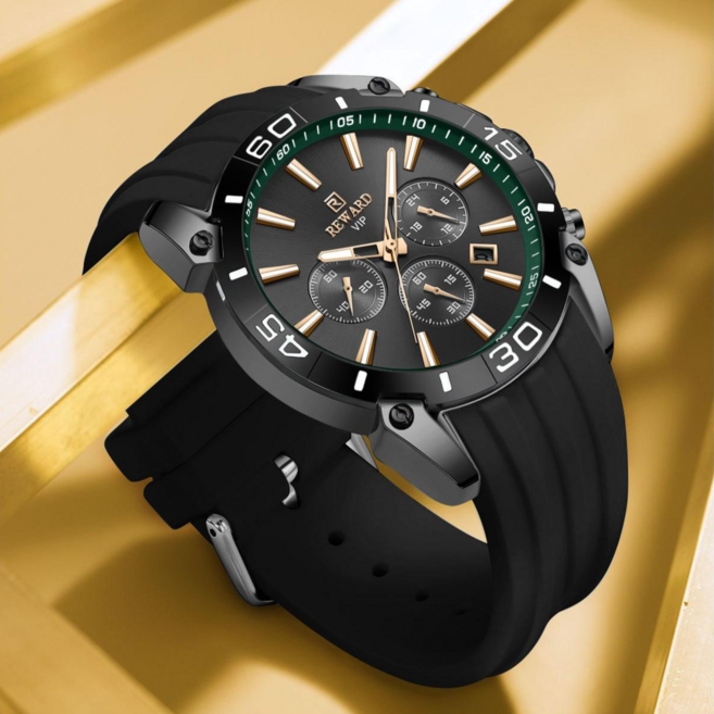 따블루엠 남성 고급 브랜드 저소음 손목시계