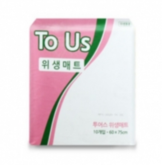 환자침대 투어스 위생 깔개매트 방수 언더패드 100매, FREE(onesize), 1개, 10개입