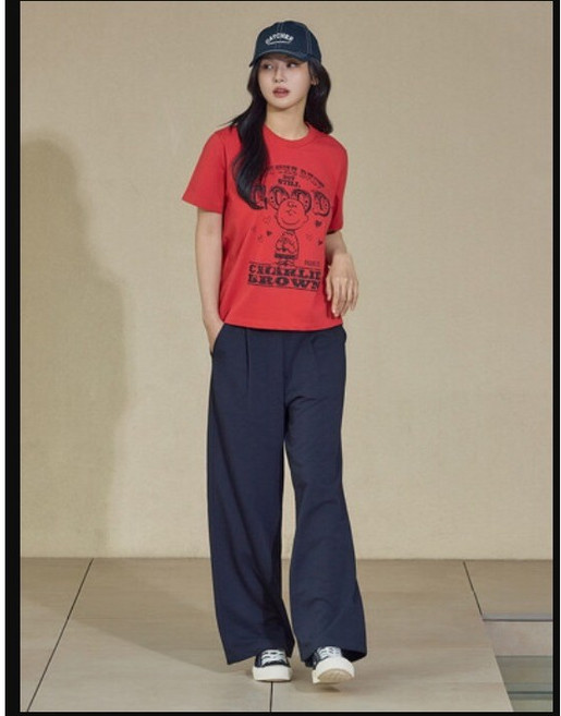 탑텐밸런스 여성) 탑텐 소프트 테리 턱 와이드 스웨트팬츠_MSG5PT2903_NC대전유성점