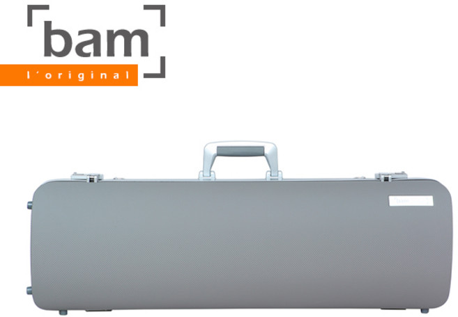 뱀(bam) 팬더 하이테크 오블롱 사각 바이올린케이스 그레이, 1개