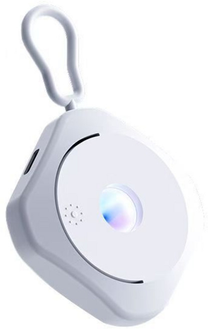 防偷拍探測器 針孔偵測器 隱私保護檢測儀, 白色, 1個