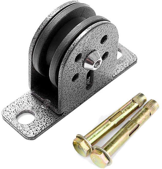 무소음베어링 도르래 도르레 헬스 와이어 케이블 우레탄와이어 홈짐 케이블크로스 렛풀다운, 고정식도르래