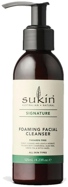 Sukin 호주 수킨 페이셜 폼 클렌저 125ml Signature Foaming Facial Cleanser, 1개 - 쿠팡