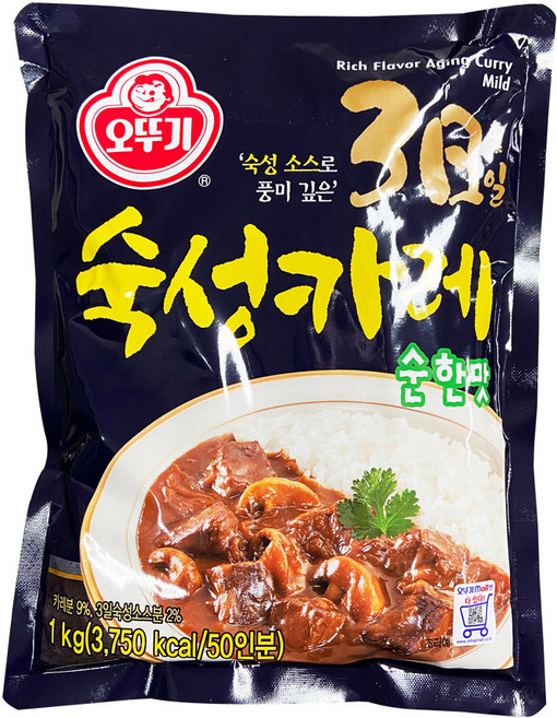 오뚜기 3일 숙성카레, 1kg, 10개