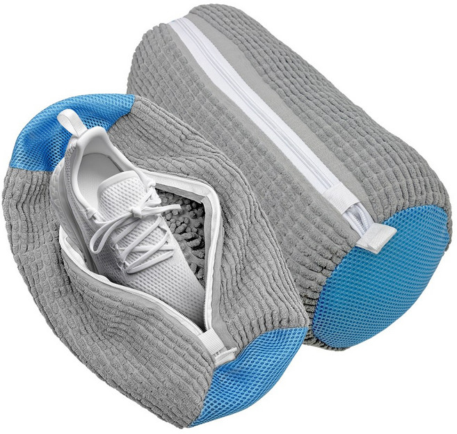 리드홈 신발 운동화 세척 변형방지 원통형 세탁망 그레이 2개 1세트, 1개