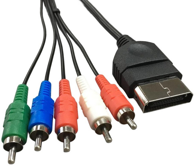 XBOX 게임 콘솔용 컴포넌트 케이블 마이크로소프트 AV 연결용 연장 코드 오디오 스테레오