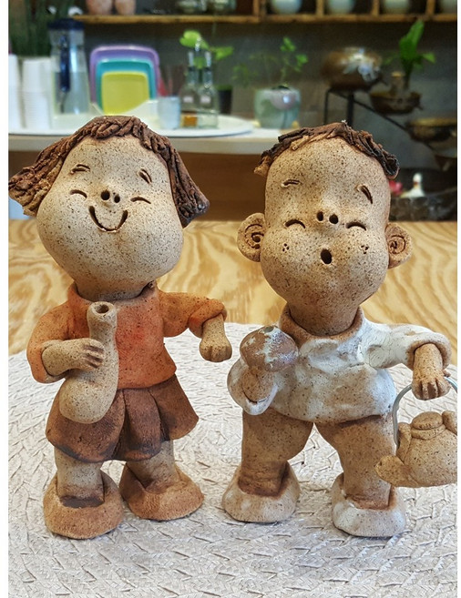 옛날 옛시절 토우인형 술심부름