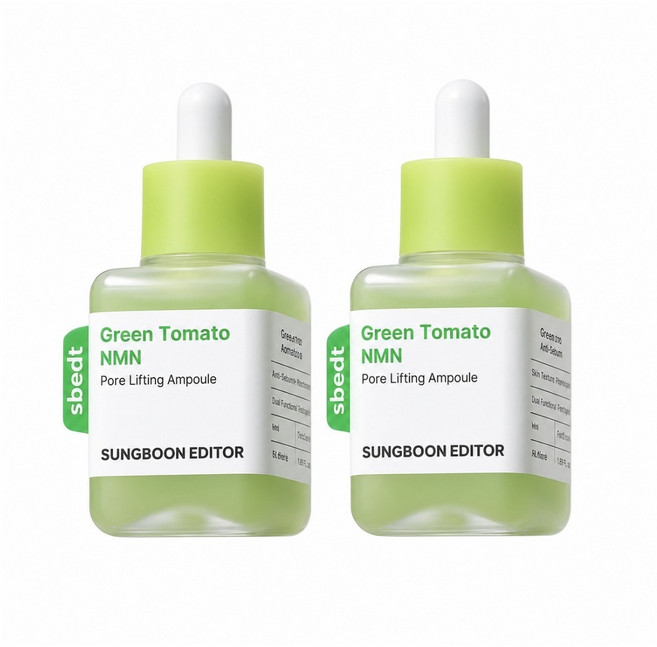성분에디터 그린토마토 NMN 포어 리프팅 앰플 더블기획 40ml+40ml, 2개, 40g