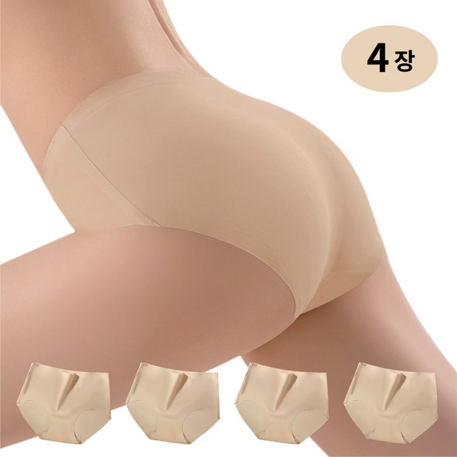 NOAEL 레이저컷팅 노라인 심리스팬티 4종세트