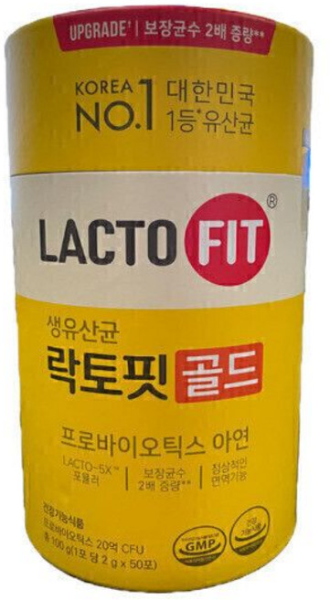 락토핏 골드(리뉴얼) 2g x 50포 6개 / jh, 100g