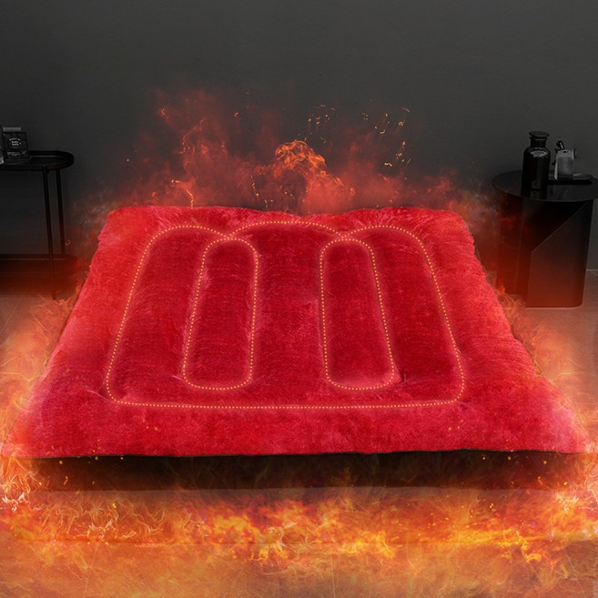 미니멀룸 부스터 발열 토퍼 슈퍼싱글 퀸 매트리스, 퍼플