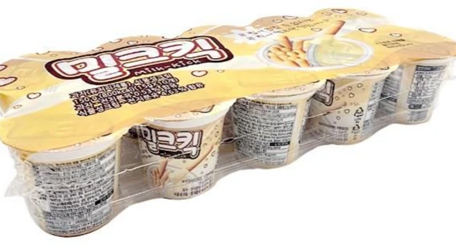 밀크킥 15g 10개 스틱 간식 편의점 문방구 찍먹 학교 과자 - 쿠팡