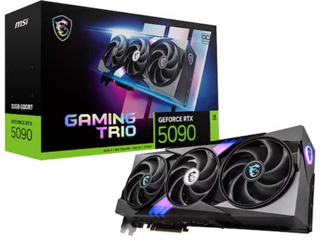 MSI 지포스 RTX 5090 게이밍 트리오 OC D7 32GB 트라이프로져4, MSI RTX5090 게이밍 트리오