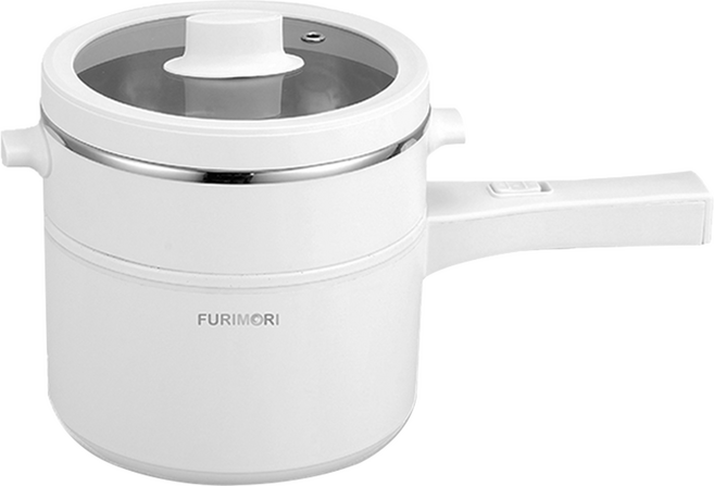 FURIMORI 富力森 2L 多功能快煮鍋 FU-EH217 (附蒸籠/台灣公司貨)