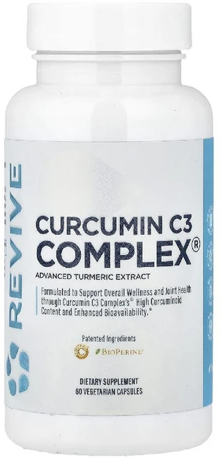 리바이브 커큐민 C3 Complex 베지 캡슐 60정, 1개 - 쿠팡