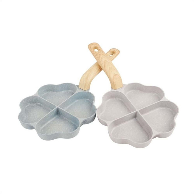 하트팬케이크 계란말이팬 나리히라 하트 에그 모양계란 나리히라에그 집들이선물 디저트, 그린, 본상품