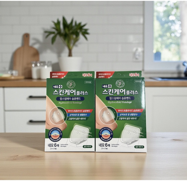 네오 스킨케어 플러스 맘스덤에이 습윤밴드 생활방수 하이드로콜로이드, 2개, 6개입