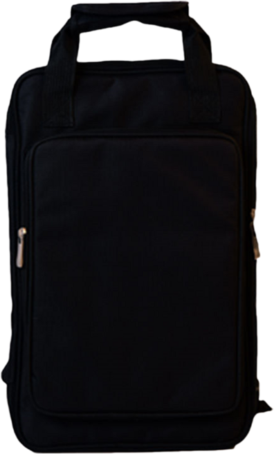 휴대용 드럼 스틱 가방 보관 케이스 12조(24개) 드럼스틱 미끄럼방지 커버, 블랙, 1개