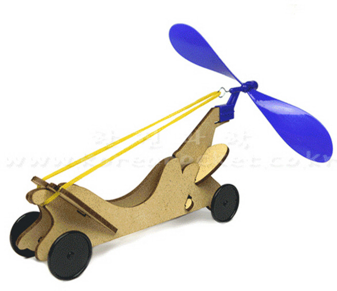 고무동력 윈드 카(방향조절) RHJ