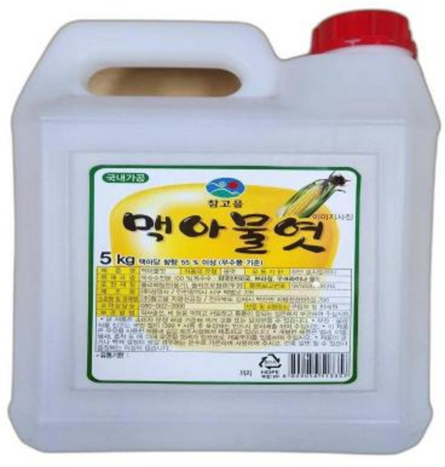 맥아물엿 참고을 실온, 5kg, 1개