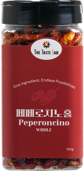 더테이스트랩 페퍼론치노 홀 건고추 파스타 재료 페페론치노, 1개, 100g