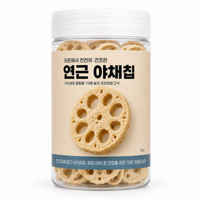 닥터페팅 강아지 진짜 야채칩 저온건조 국산 수제 채소간식, 1개, 50g, 연근 채소칩