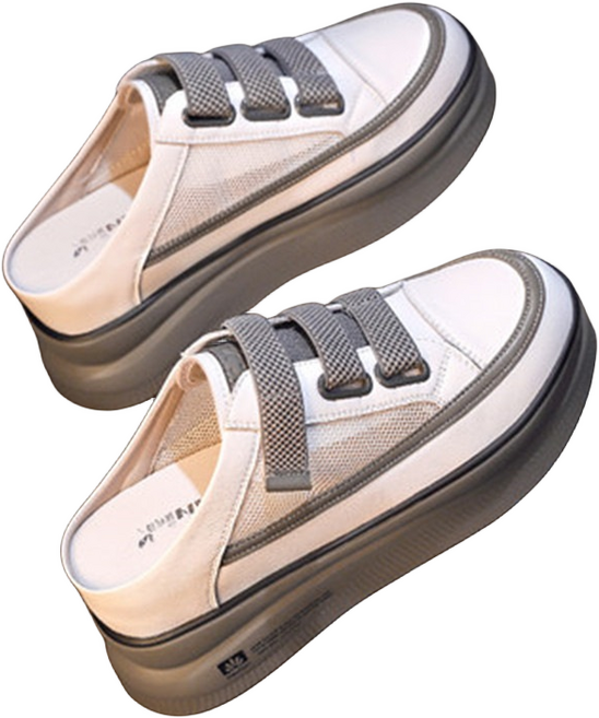 여성 봄신상 키높이운동화 뮬 블로퍼 통굽7cm 스니커즈슬리퍼(베스트직구)