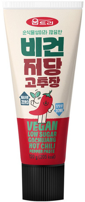 움트리 비건 저당 고추장, 120g, 1개