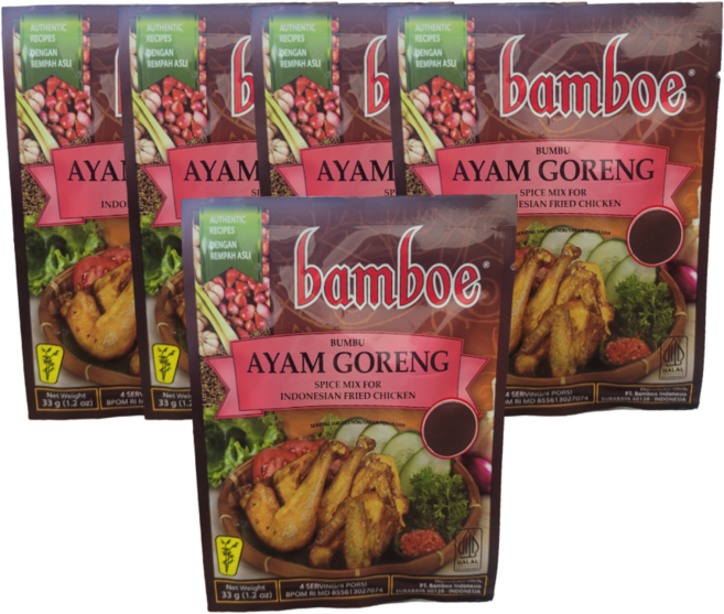 밤보에 아얌 고렝 (Bambooe Ayam Goreng) 33g, 5개
