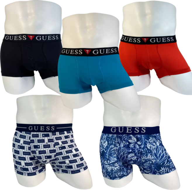 게스 언더웨어 남자 사각 드로즈 팬티 속옷 선물 300시리즈 3종택1