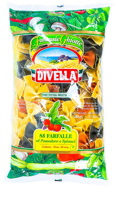 디벨라 삼색 파르팔레 토마토 시금치 500g 스파게티, 1세트