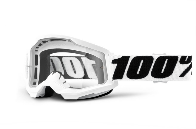 100% 백퍼센트 스트라타 STRATA 2 Goggle 바이크 오토바이 고글 (옵션선택), 09.에베레스트-클리어 렌즈, 1개