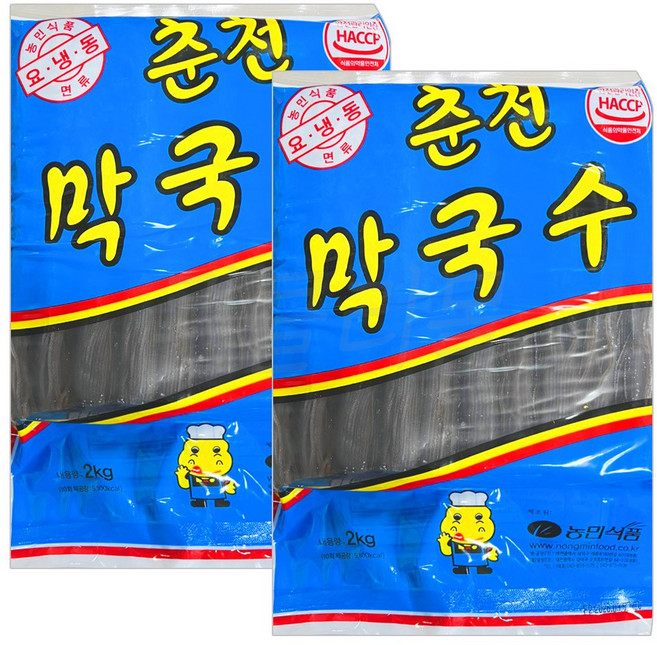 [퀴클리몰] 농민식품 춘천 막국수, 2개, 2kg