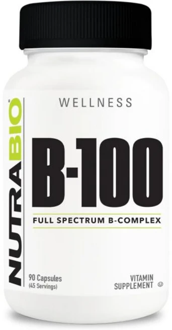 비타민B 호르몬 피로 뉴트라바이오 B100 B 비타민 콤플렉스 모발 피부 손톱 90가지, 뉴트라바이오 B-100 B 비타민 콤플렉스 모발 피부, 1개, 90정 - 쿠팡