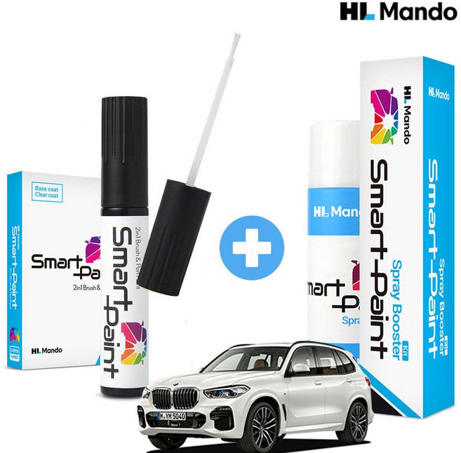 만도 BMW 붓펜 페인트 + 스프레이, B38미드나이트블루, 1개